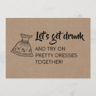 Funny Bridesmaid/Maid of honor Frieri Inbjudningar