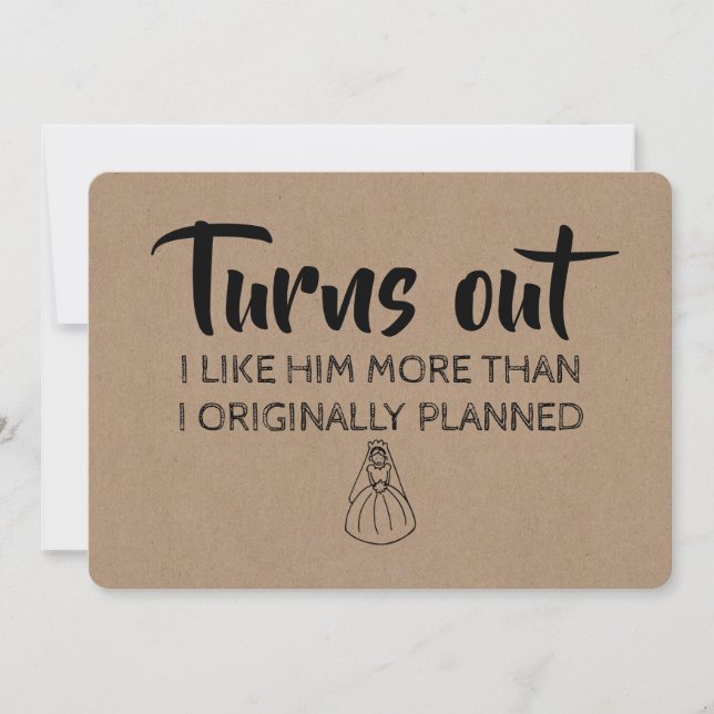 Funny Bridesmaid/Maid of honor Frieri Inbjudningar (Framsida)