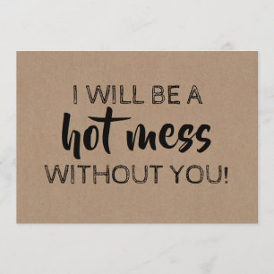 Funny Bridesmaid/Maid of honor Frieri Inbjudningar