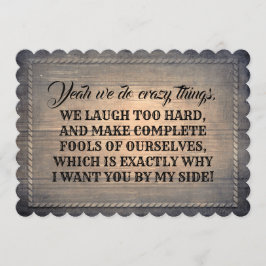 Funny Bridesmaid/Maid of honor Frieri Inbjudningar