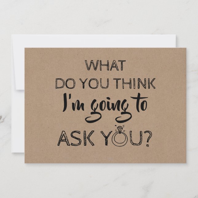 Funny Bridesmaid/Maid of honor Frieri Inbjudningar (Framsida)