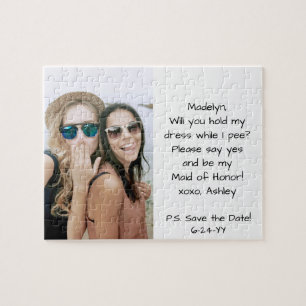 Funny Bridesmaid/Maid of honor Frieri Photo Pussel