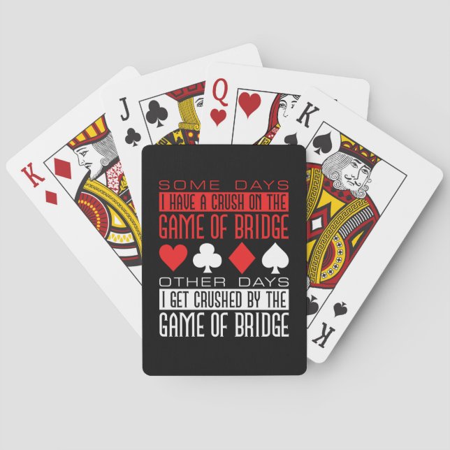 Funny Bridge Player Crushed by Game Casinokort (Baksidan)