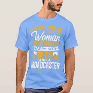 Funny Broadcasters Wife Girlkompis Gift T Shirt