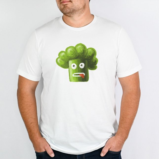 Funny Broccoli Crazy Plant Vegan Vegetarian T Shirt (Skapare uppladdad)