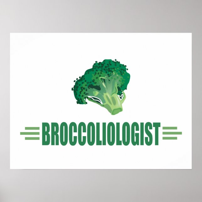 Funny Broccoli Poster (Framsidan)