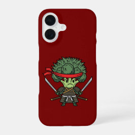 Funny Broccoli Samurai Warrior Japanese Art Illust