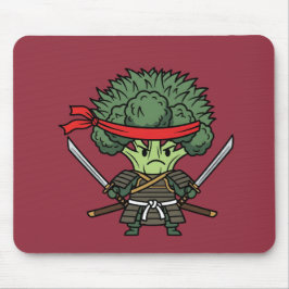 Funny Broccoli Samurai Warrior Japanese Art Illust Musmatta