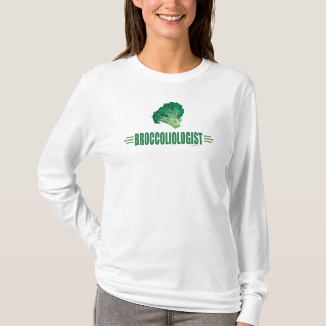 Funny Broccoli T-shirt (Framsida)