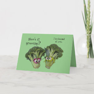 Funny Broccoli Talk Complex Carbohydrate Kort