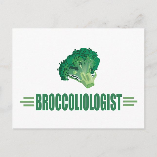 Funny Broccoli Vykort (Framsida)