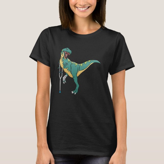 Funny Broken Leg Art För manar kvinnor Kids Broken T Shirt (Framsida)