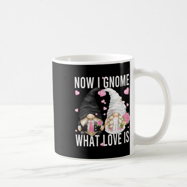 Funny Bröllop Gnome par pun Kärlek som säger för G Kaffemugg (Höger)
