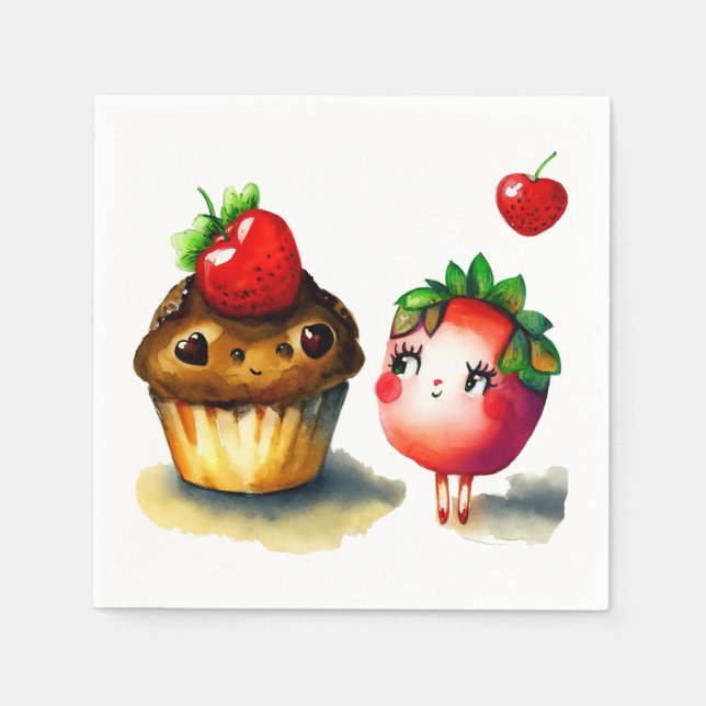 Funny Bröllop Pappersservett (Framsidan)