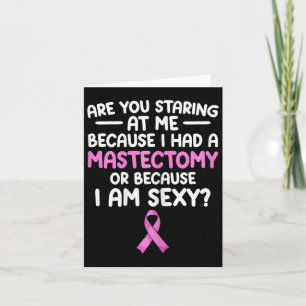 Funny Bröstcancer överlevande Masectomy Kort