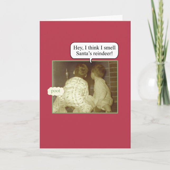 Funny Brothers Helgdag Card Helgkort (Framsida)