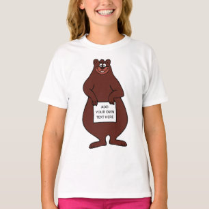 Funny Brown Bear T Shirt