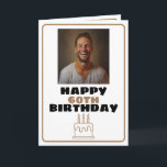 Funny Brown och White Photo Make Birthday Kort<br><div class="desc">Lustigt Brown och White Photo Make Birthday, en lustig och coola som är gjord för alla som tittar ett unikt födelsedagskort för make på sin födelsedag. Utformningen är enkel och öga-infångande, den har ett enkelt ram, en födelsedagskalas, ett foto i mitten och redigerbar textinformation. Om du ansikten problem med att...</div>