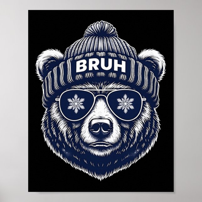 Funny Bruh - jul Poster (Framsidan)