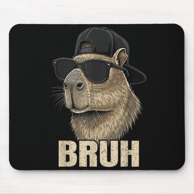 Funny Bruh Meme Capybara Lover Cool Sungles For Me Musmatta (Framsidan)