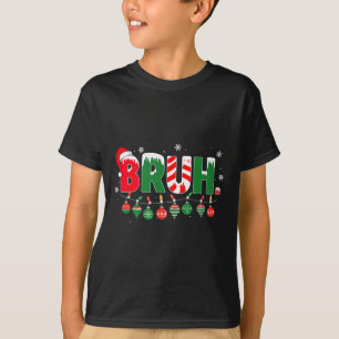 Funny Bruh Slay Bro Hälsning-julnoten Tonåring T Shirt