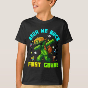 Funny Bruh We Back First Klass Dabbing Gamers Boys T Shirt