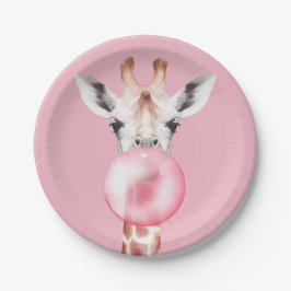 Funny Bubblegum Giraffe