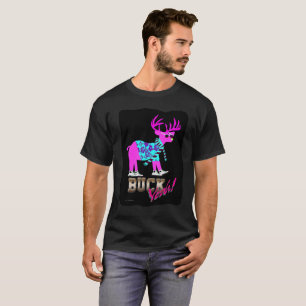 Funny Buck Ja Neon Reindeer T Shirt