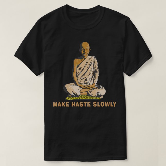 Funny Buddha Quote 2 T Shirt (Design framsida)