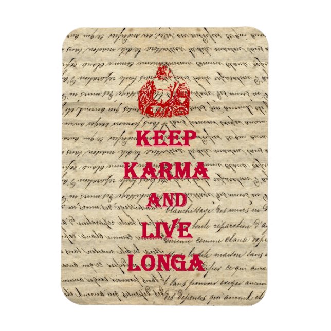 Funny Buddha säger Magnet (Vertikal)