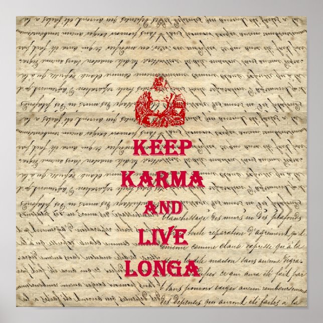 Funny Buddha säger Poster (Framsidan)
