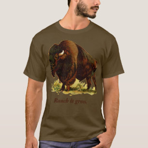 Funny Buffalo NY Gift Chicken Vingar Ranch är Gros T Shirt