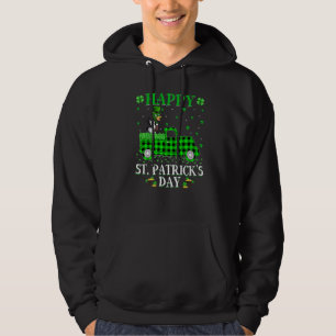 Funny Buffalo Play Grönt Lastbil Anka Bird St Patr Hoodie
