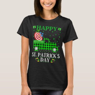 Funny Buffalo Play Grönt Lastbil Archery St. Patri T Shirt