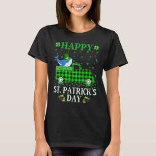 Funny Buffalo Play Grönt Lastbil Blue Whale St. Pa T Shirt