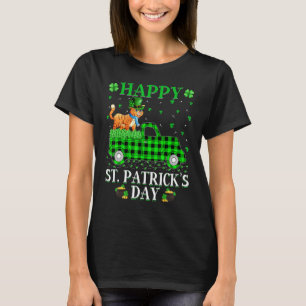 Funny Buffalo Play Grönt Lastbil Bobcat St. Patric T Shirt