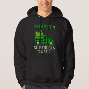 Funny Buffalo Play Grönt Lastbil Grashopper St Pat Hoodie