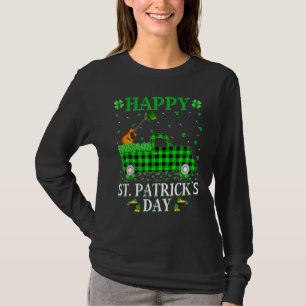 Funny Buffalo Play Grönt Lastbil Guitar St. Patric T Shirt