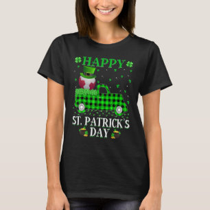 Funny Buffalo Play Grönt Lastbil Handball St. Patr T Shirt