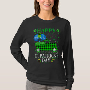 Funny Buffalo Play Grönt Lastbil Padel St. Patrick T Shirt