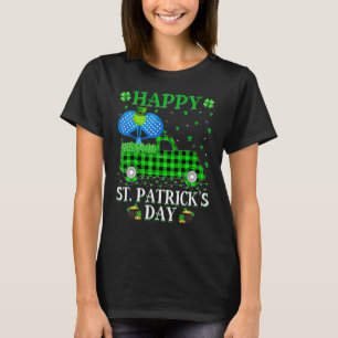 Funny Buffalo Play Grönt Lastbil Padel St. Patrick T Shirt