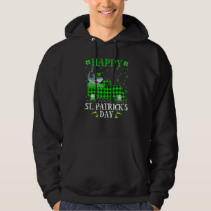 Funny Buffalo Play Grönt Lastbil Shark Fish St Pat Hoodie