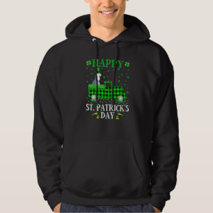Funny Buffalo Play Grönt Lastbil Varg St Patrick's Hoodie