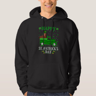 Funny Buffalo Play Grönt Lastbil Walrus St Patrick Hoodie
