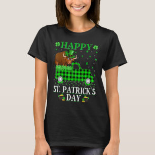 Funny Buffalo Play Grönt Lastbil Yak St Patrick's T Shirt