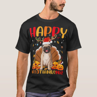 Funny Bulldog Älskare Lycklig Bulldog HelloTackMas T Shirt