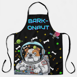 Funny Bulldog "Barkonaut" Djurälskare Kitchen Gift