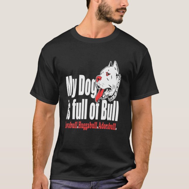 Funny Bulldog Bull Dog T Shirt (Framsida)