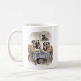 Funny Bulldog Kaffemugg