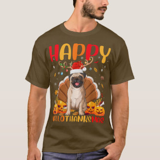 Funny Bulldog Lover Happy Bulldog HelloThanksMas T Shirt